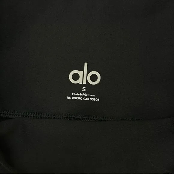 Alo Yoga Black High-Waist Leggings - Picture 6 of 6